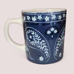 Dolly Parton "Rhythn & Blues Stoneware Mug With A Paisley Pattern 22 Oz